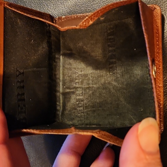 Burberry Canvas Brown Coin Case - Picture 3 of 11